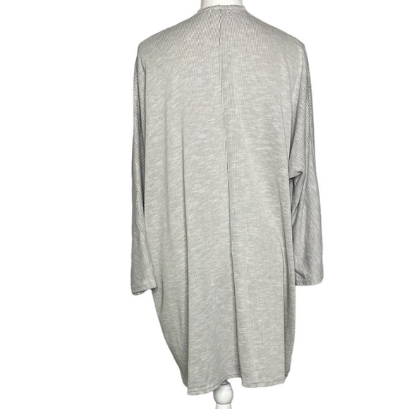 DONNI. Lightweight Open Front Stripe Cardigan - One Size - Picture 4 of 12